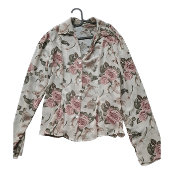 Blomstret skjorte