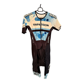 Blue triathlon suit size M