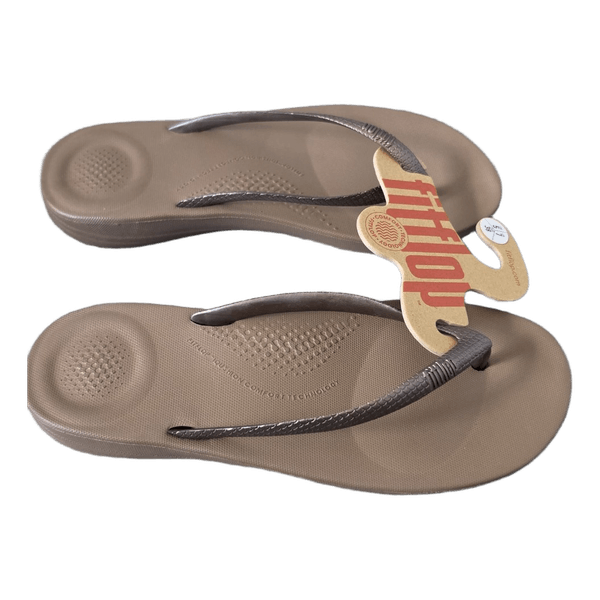 Fitflop bronze flip flops