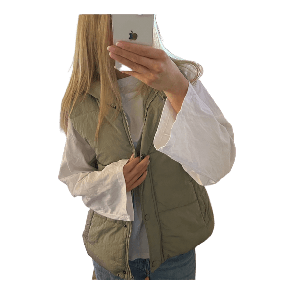 Khaki vatteret vest