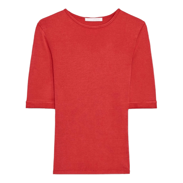 Zara Rød t-shirt med halværmer