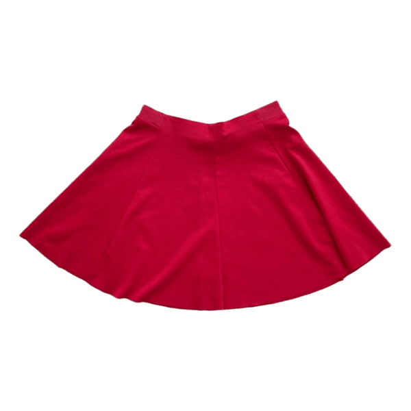 Red skater skirt