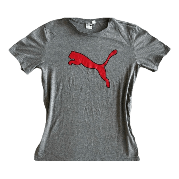 Puma Grey Logo T-Shirt