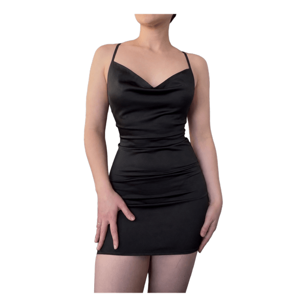 Naanaa black mini dress