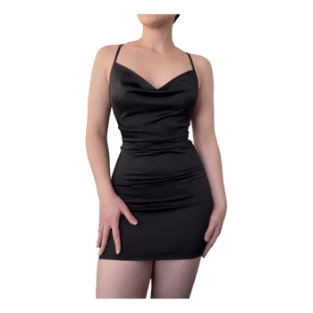 Naanaa black mini dress