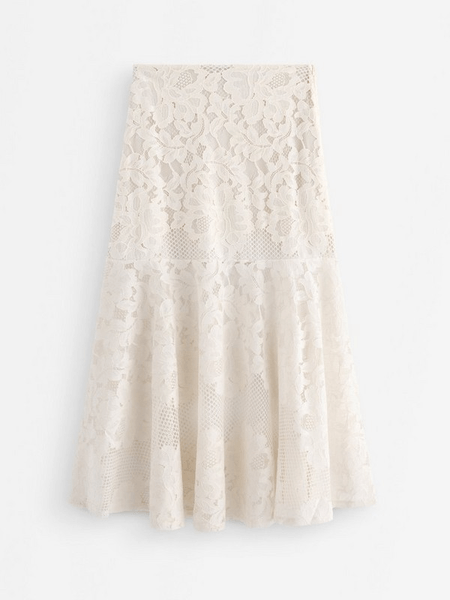 Lace maxi skirt