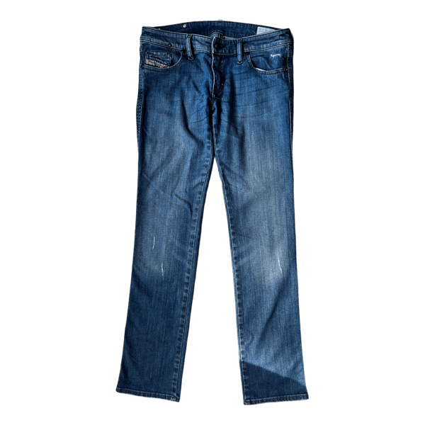Diesel LHELA Low Waist Straight Jeans W29 L32 Y2K