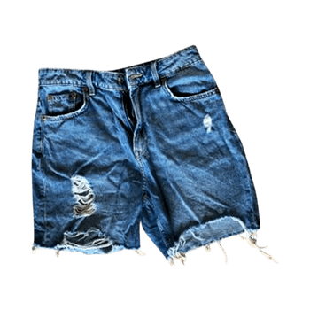 H&M sinised denim lühikesed püksid