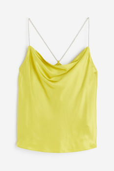 Yellow strappy top