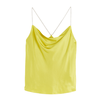 Yellow strappy top