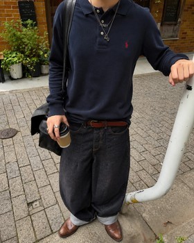 Navy Ralph Lauren polo
