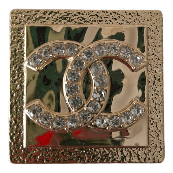 Chanel square brooch