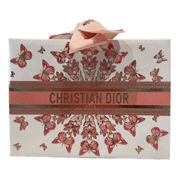 Dior ”Limited Edition” lahjakassi & nauha 14x10x5 cm