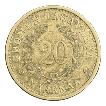 Suomalainen 20 markan kolikko