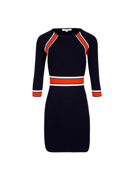 marine stripe dress