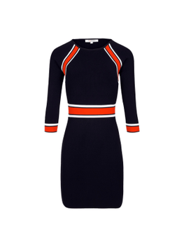marine stripe dress