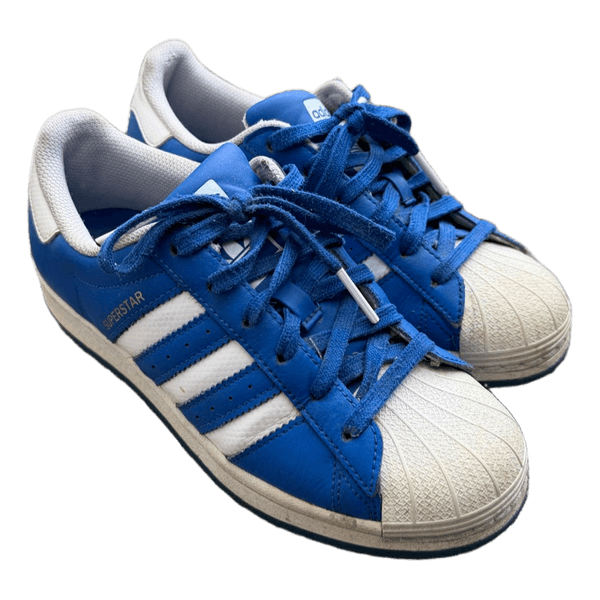 Blå Adidas Superstar sneakers