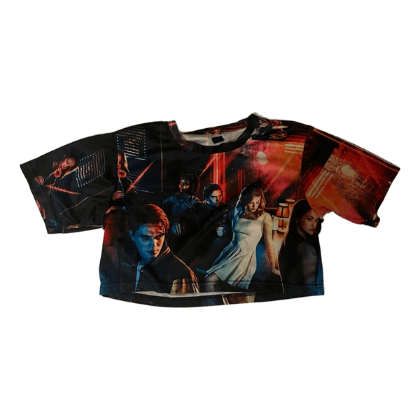 Riverdale print crop top
