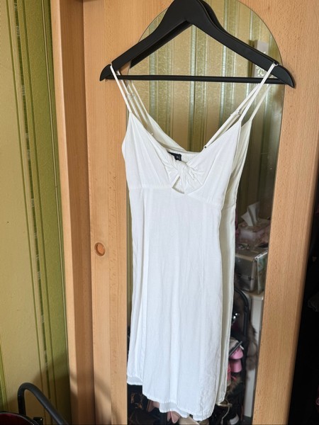 White casual dress