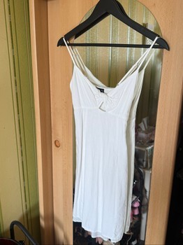 White casual dress