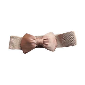 Beige vyö rusetilla