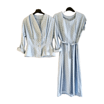 Vintage set: dress & blazer