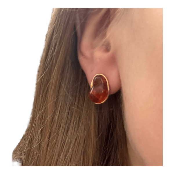 Gold dangle earrings