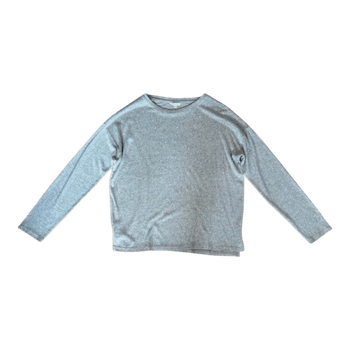Grey/brownish sparkle long-sleeved top