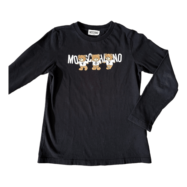 Moschino Teen Teddy Bear Long Sleeve Top
