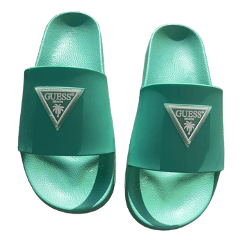 Green Guess beach slides