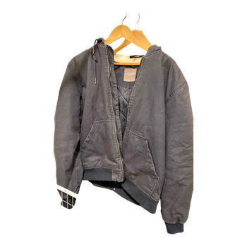 Navy hooded jacket