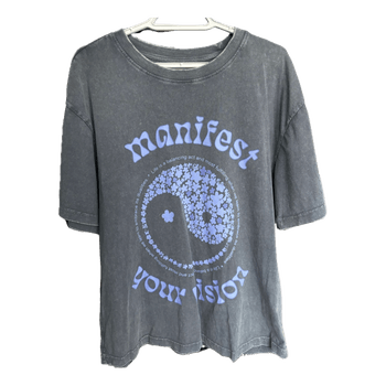 Grey graphic t-shirt