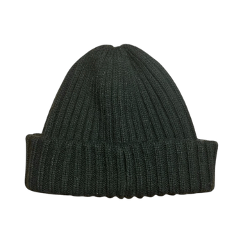 Ribbed knit beanie