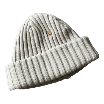 Beige merinovillapipo