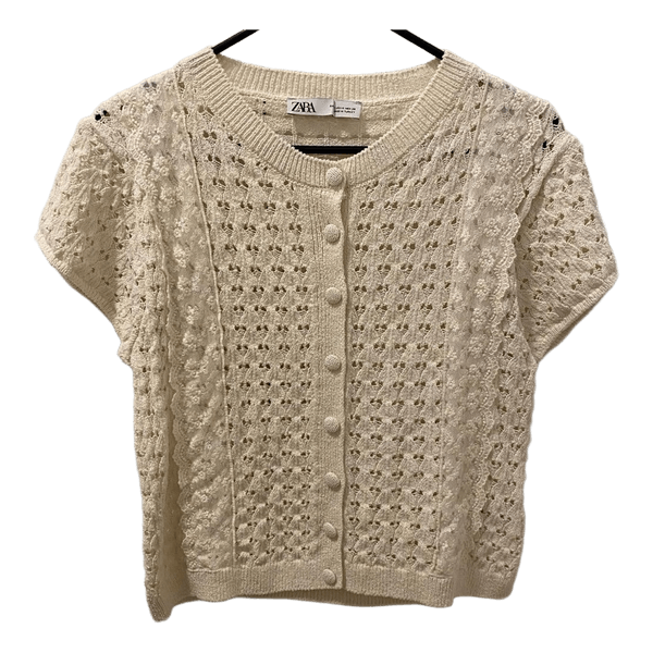 Zara kortærmet strikket cardigan