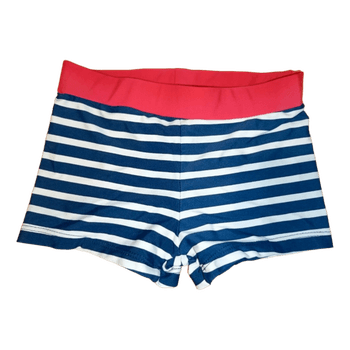 Striped swimming shorts