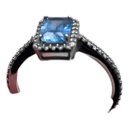 Pandora blue stone ring