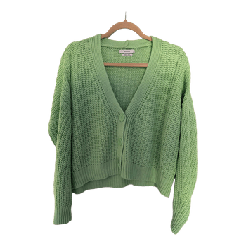 Mint green cardigan