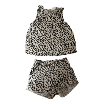 Leopardikuvioinen setti 80cm H&M