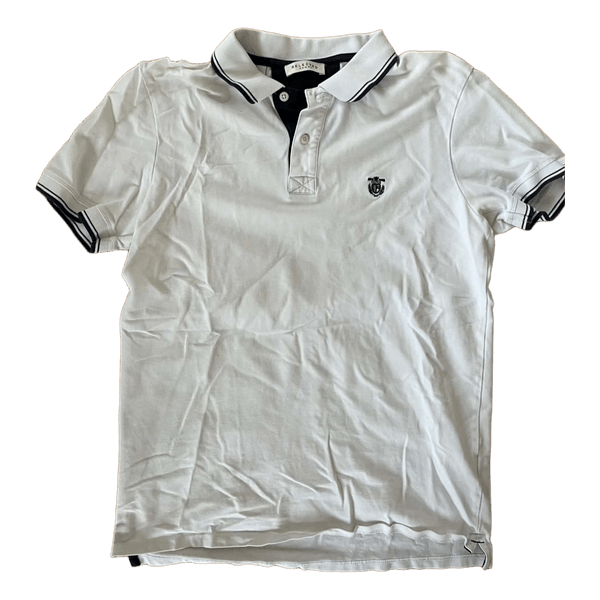 Hvid polo t-shirt