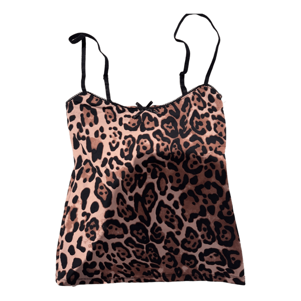 Leopard print camisole top