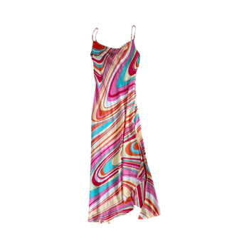 Zara vintage multicolor slip dress