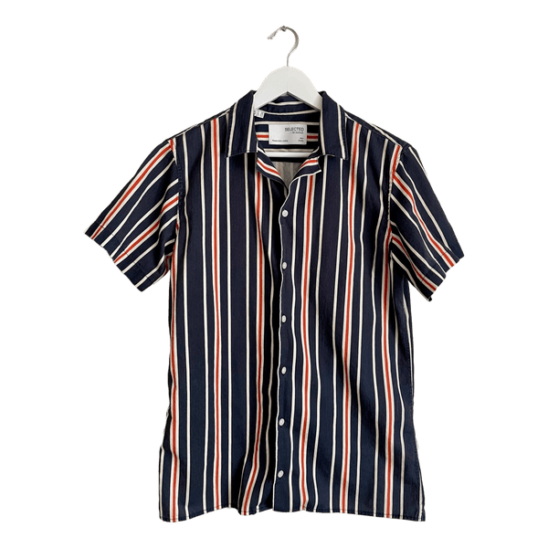 Striped short sleeve shirt