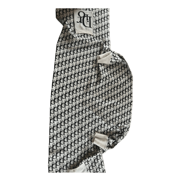 Dior monogram knit scarf