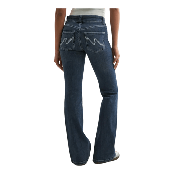 Blue bootcut jeans