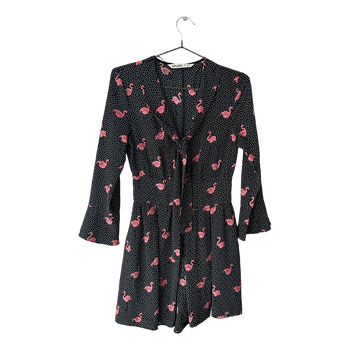 Zara flamingo print playsuit