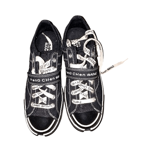 Black platform sneakers converseXFengchenwang
