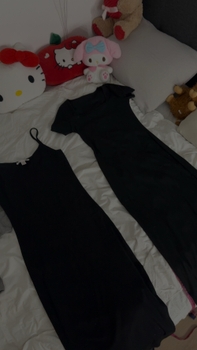 Black midi dresses