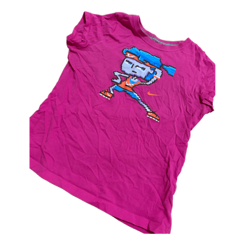 Pink Nike graphic t-shirt