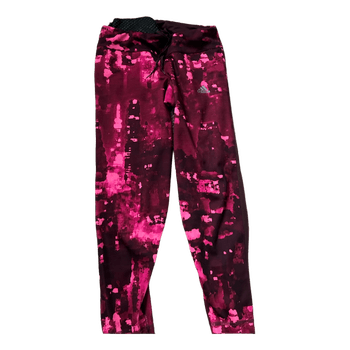 Adidas pink running leggings